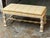 French Country French Country Louis XIII Style Plaid Upholstered Bench For Sale - Image 3 of 12