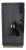 Viennese Art Deco Wardrobe in Black Lacquer with Brass Details, 1940s For Sale