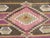 Bubble Gum Mid 20th Century Vintage Turkish Extra Long Hallway Kilim Area Runner Rug For Sale - Image 8 of 11