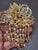Gemstone Vintage 18 Ct Diamond & 15 Ct Ruby Floral Broach 52.8 GM 18 Karat Yellow Gold For Sale - Image 7 of 18