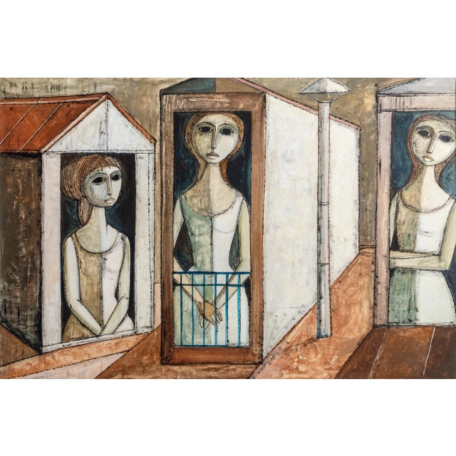 Lucio Ranucci, Three Women, Painting For Sale In New York - Image 6 of 6