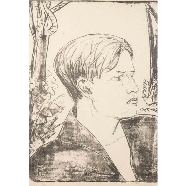 Lithograph on laid paper realized by Heckel in 1927. Signed and dated in pencil lower right. Hand numbered 11/20 lower...