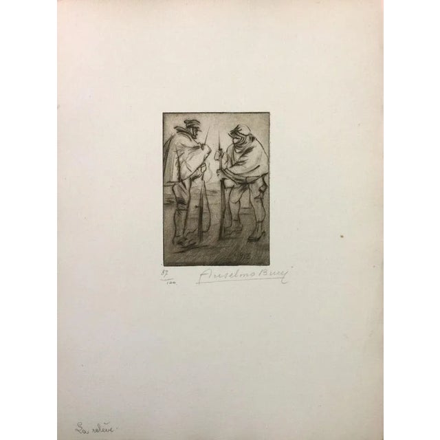 Image dimensions: 12.5 x 8.5 cm. Hand signed. Edition of 100 prints on Hollande paper. From the collection: “Croquis du...
