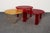 Set of Three Red and Gold Acrylic "T" Tables by Patricia Urquiola for Kartell For Sale - Image 9 of 18