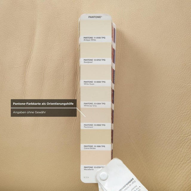 Cream Leather Armchairs from Musterring, Set of 2 For Sale - Image 14 of 18