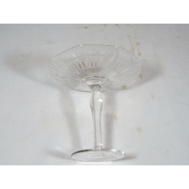 1930s 1930s Art Deco Crystal Compote For Sale - Image 5 of 6