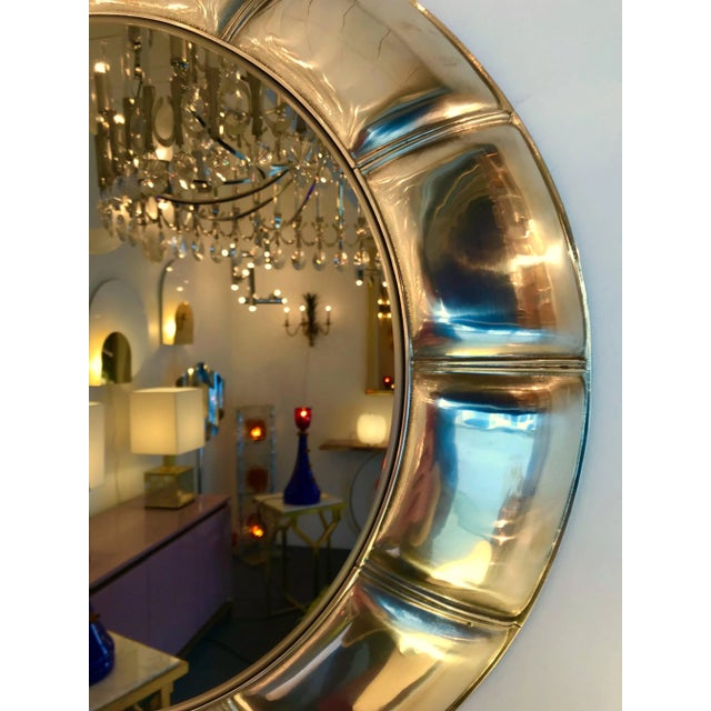 2010s Contemporary Chain Brass Mirror, Italy For Sale - Image 5 of 8