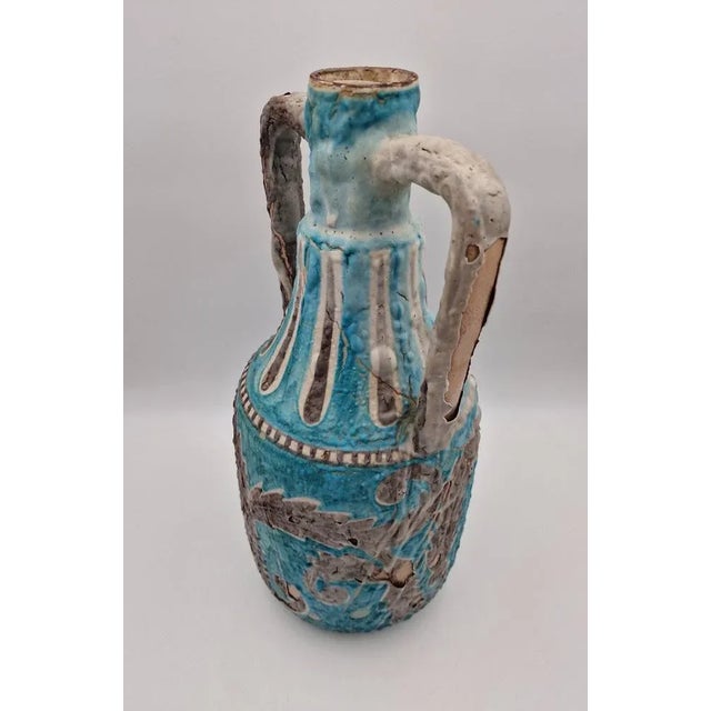 Ceramic Vase by CAS Vietri, 1950s, in Worn conditions. Designed 1950 to 1959 This piece has an attribution mark, I am sure...