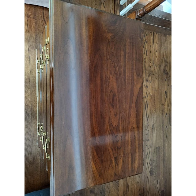 Stickley Late 20th Century Stickley Queen Anne Solid Cherry Side Chest For Sale - Image 4 of 8