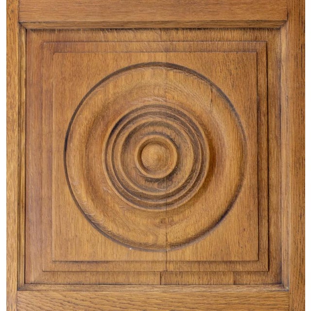 Wood Vintage Carved Oak Cabinet, France, 1960 For Sale - Image 7 of 13