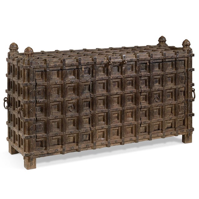 Kothla Majus Dowry Chest with Two Doors, 1920s For Sale - Image 9 of 9