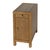 Nora 12 in. W Rectangular Wood 1 Door Narrow End Table with Pull-Out Tray, Light Natural For Sale - Image 10 of 10