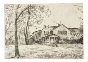 Vintage Farmhouse Etching