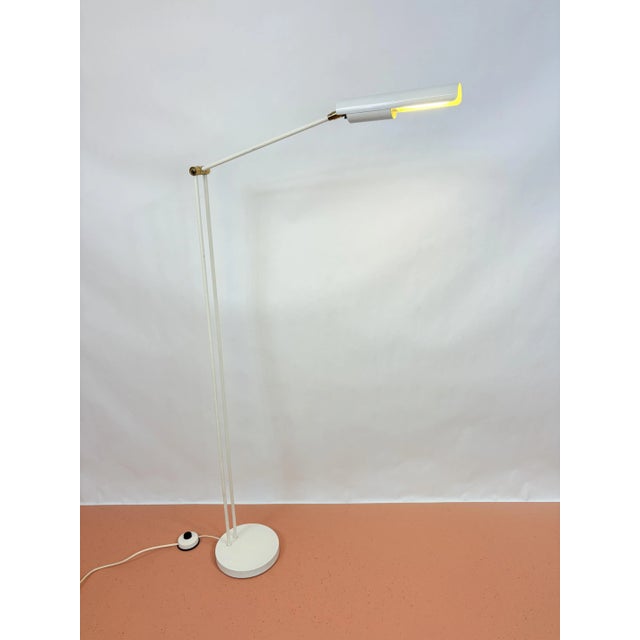 Metal Vintage Floor Lamp in Metal, 1980s For Sale - Image 7 of 11
