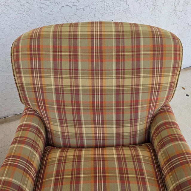 Century Furniture Century Furniture English Library Reading Lounge Armchair For Sale - Image 4 of 8