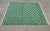 Handmade Cotton Rug, Forest Green with White Diamonds and Cream Fringe - 6'x9' For Sale - Image 10 of 10