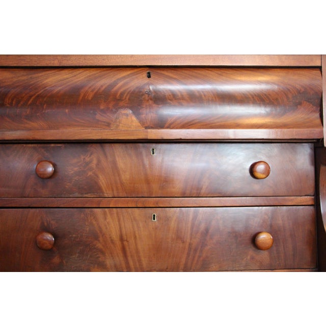 Antique Empire Solid Mahogany & Veneer Dresser Chairish