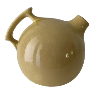 1938 Retro Yellow Rumrill Ceramic Balloon Water Pitcher