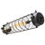 Industrial cast aluminium light. clear glass. depending on destination, all lights are rewired and bulb holders are...
