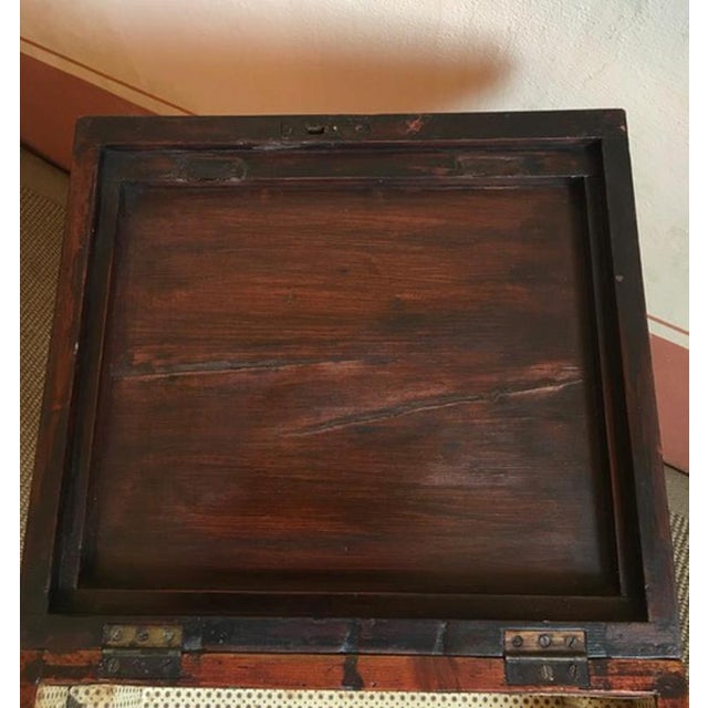 Early 19th Century Regency Walnut Inlaid Side Table, Italy For Sale - Image 3 of 17