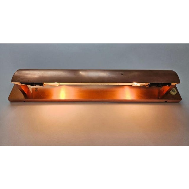 Art Deco Copper Wall Lamp, 1930s For Sale - Image 13 of 18