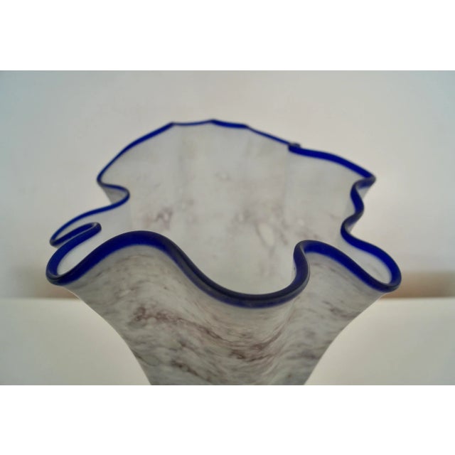 1960's Hollywood Regency Murano & Marble Table Lamp For Sale In Los Angeles - Image 6 of 13