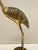 Mid-Century Modern Vintage Korean Brass Crane Sculptures, Pair For Sale - Image 3 of 12