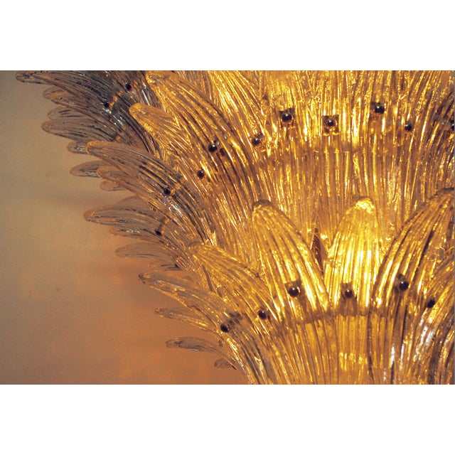Chrome 21st Century Tiered Palmette Chandelier by Fabio LTD For Sale - Image 8 of 9
