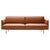 New York Two-Seater Sofa in Metal and Leather Upholstery by Quinti Sedute For Sale - Image 12 of 12