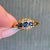 1904 Edwardian Sapphire Diamond 18k Gold Ring Size 7.5 For Sale - Image 4 of 11