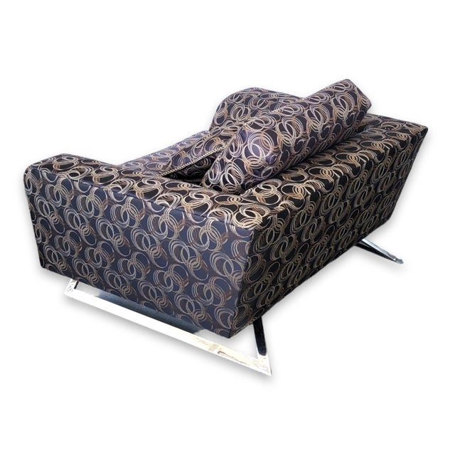 Pair Thayer Coggin Lounge Chairs by Stanley Jay Friedman Model 1167-103 44" For Sale - Image 9 of 12
