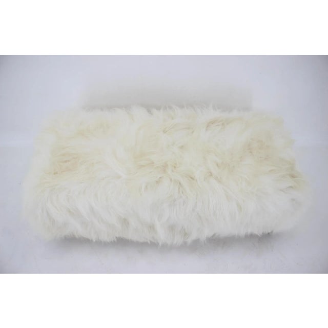 Czechoslovakian Art Deco Sheepskin Ottoman, 1930s For Sale - Image 11 of 17