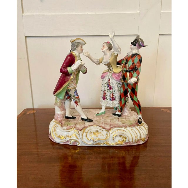 Antique French Victorian Porcelain Figurine by Eugene Clauss For Sale - Image 15 of 15