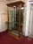Vintage Curio Cabinet, Lighted Display Case, Oak Wood For Sale - Image 9 of 11