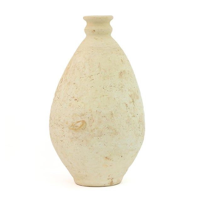 Sculpture Materials Unglazed Terracotta Amphora Vase | One of a Kind For Sale - Image 7 of 12