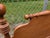 American Mid 20th Century Solid Maple Colonial Early American Twin Size Cannonball Bed Frame For Sale - Image 3 of 8