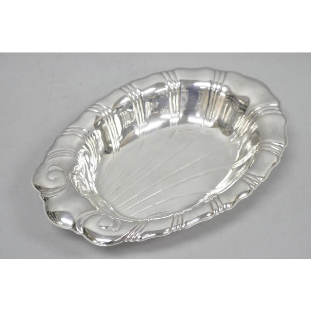 Vintage Rogers Bros "Neptune" 9312 Silver Plated Clam Shell Candy Dish Bowl For Sale In Philadelphia - Image 6 of 13