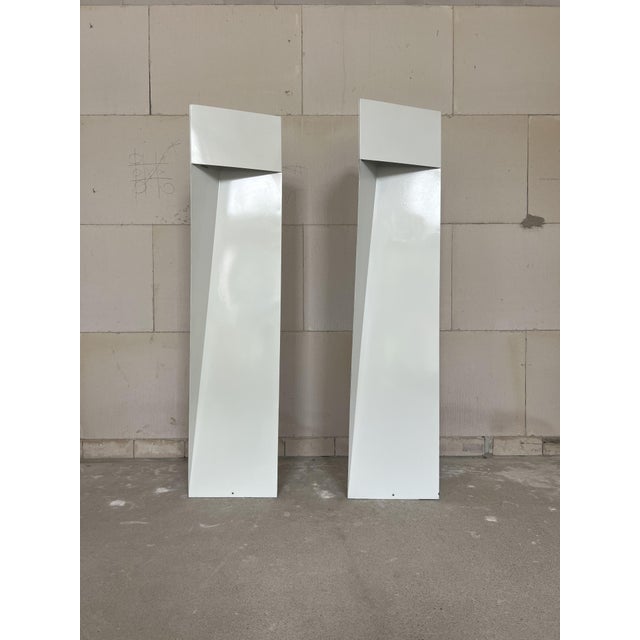 Rare pair | 186 cm high | dutch postmodern design designer mart van schijndel netherlands 1979 h 186cm w 43cm d 43cm a...