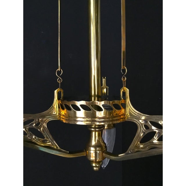 Art Nouveau Chandelier, Vienna, 1900s For Sale - Image 3 of 12