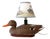 Vintage Mallard Duck Decoy Table Lamp For Sale