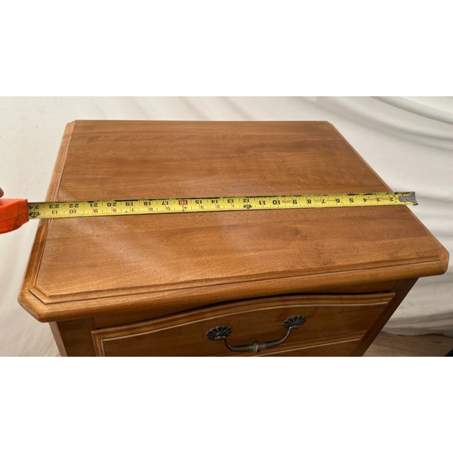 Vintage Ethan Allen Lingerie Dresser French Country Seven Drawers Solid Maple For Sale - Image 9 of 11
