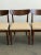 Wood 1950s Sculptural Walnut Dining Chairs - Set of Six For Sale - Image 7 of 18
