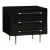 Trident Black Nightstand For Sale