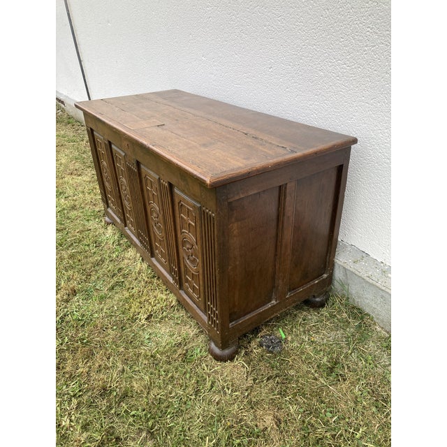 Rustic Neo-Gothic Chest For Sale - Image 14 of 18