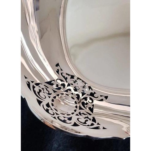 Antique Sterling Silver Fruit Bowl from Atkin Brothers, Sheffield, 1923 For Sale - Image 13 of 18