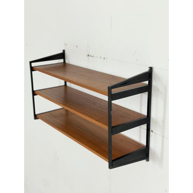 Scandinavian String Shelf in Wood For Sale - Image 4 of 7