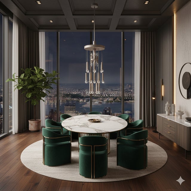 Chrome 1970s Space Age Italian Chrome Chandelier With Glass Droplets – Sciolari Style For Sale - Image 8 of 8