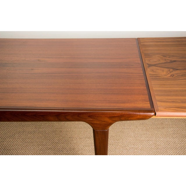 Brown Large Danish Teak Extendable Dining Table by Johannes Andersen for Uldum Mobelfabrik, 1960s For Sale - Image 8 of 13
