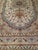 Persian Vintage Persian Tabriz Rug, Finely Hand-Knotted Wool & Silk, Floral Pattern, Ivory & Blue, 7x10 For Sale - Image 3 of 12