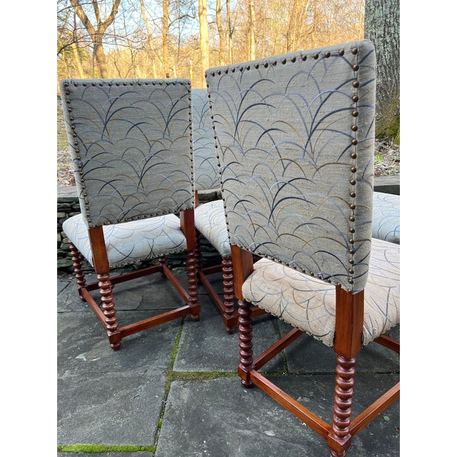 Dining Chairs by Century With Barley Twist Legs S/4 For Sale - Image 11 of 12